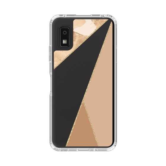 Slim Protection Case［ Marble Triangle Palette - Beige ］