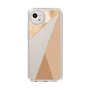 Slim Protection Case［ Marble Triangle Palette - Beige ］