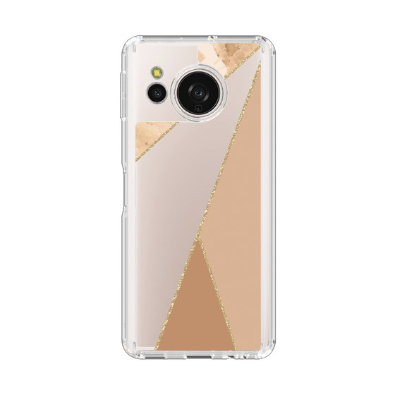 Slim Protection Case［ Marble Triangle Palette - Beige ］