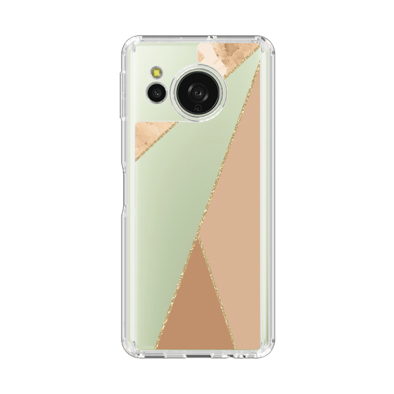 Slim Protection Case［ Marble Triangle Palette - Beige ］