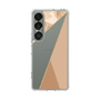 Slim Protection Case［ Marble Triangle Palette - Beige ］