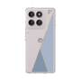 Slim Protection Case［ Marble Triangle Palette - Blue ］