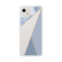 Slim Protection Case［ Marble Triangle Palette - Blue ］