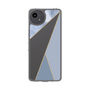 Slim Protection Case［ Marble Triangle Palette - Blue ］