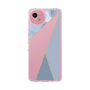 Slim Protection Case［ Marble Triangle Palette - Blue ］