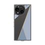 Slim Protection Case［ Marble Triangle Palette - Blue ］