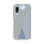 Slim Protection Case［ Marble Triangle Palette - Blue ］