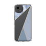 Slim Protection Case［ Marble Triangle Palette - Blue ］
