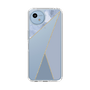 Slim Protection Case［ Marble Triangle Palette - Blue ］