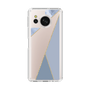 Slim Protection Case［ Marble Triangle Palette - Blue ］