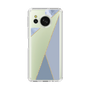 Slim Protection Case［ Marble Triangle Palette - Blue ］