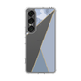Slim Protection Case［ Marble Triangle Palette - Blue ］