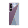 Slim Protection Case［ Marble Triangle Palette - Blue ］