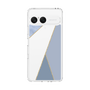 Slim Protection Case［ Marble Triangle Palette - Blue ］