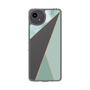Slim Protection Case［ Marble Triangle Palette - Green ］