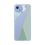 Slim Protection Case［ Marble Triangle Palette - Green ］