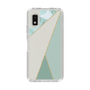 Slim Protection Case［ Marble Triangle Palette - Green ］