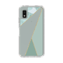 Slim Protection Case［ Marble Triangle Palette - Green ］