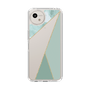 Slim Protection Case［ Marble Triangle Palette - Green ］