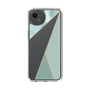Slim Protection Case［ Marble Triangle Palette - Green ］
