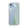 Slim Protection Case［ Marble Triangle Palette - Green ］