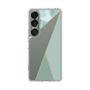 Slim Protection Case［ Marble Triangle Palette - Green ］