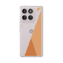 Slim Protection Case［ Marble Triangle Palette - Orange ］