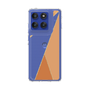 Slim Protection Case［ Marble Triangle Palette - Orange ］