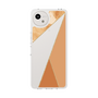 Slim Protection Case［ Marble Triangle Palette - Orange ］