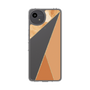 Slim Protection Case［ Marble Triangle Palette - Orange ］