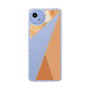 Slim Protection Case［ Marble Triangle Palette - Orange ］