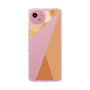 Slim Protection Case［ Marble Triangle Palette - Orange ］