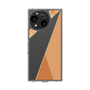 Slim Protection Case［ Marble Triangle Palette - Orange ］