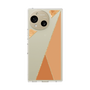 Slim Protection Case［ Marble Triangle Palette - Orange ］