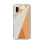 Slim Protection Case［ Marble Triangle Palette - Orange ］