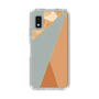 Slim Protection Case［ Marble Triangle Palette - Orange ］