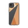 Slim Protection Case［ Marble Triangle Palette - Orange ］