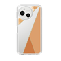 Slim Protection Case［ Marble Triangle Palette - Orange ］
