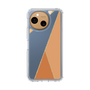 Slim Protection Case［ Marble Triangle Palette - Orange ］