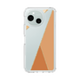 Slim Protection Case［ Marble Triangle Palette - Orange ］
