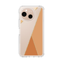 Slim Protection Case［ Marble Triangle Palette - Orange ］