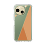 Slim Protection Case［ Marble Triangle Palette - Orange ］
