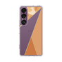 Slim Protection Case［ Marble Triangle Palette - Orange ］