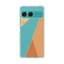 Slim Protection Case［ Marble Triangle Palette - Orange ］