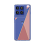 Slim Protection Case［ Marble Triangle Palette - Pink ］