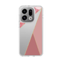 Slim Protection Case［ Marble Triangle Palette - Pink ］