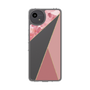 Slim Protection Case［ Marble Triangle Palette - Pink ］