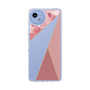 Slim Protection Case［ Marble Triangle Palette - Pink ］