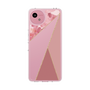 Slim Protection Case［ Marble Triangle Palette - Pink ］