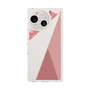 Slim Protection Case［ Marble Triangle Palette - Pink ］